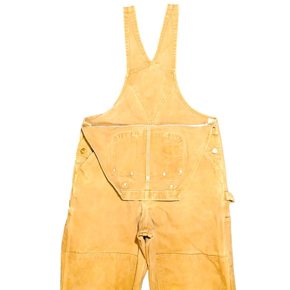 Vintage  Carhartt tan overalls, coveralls (carhartt brown) union made - Picture 13 of 16